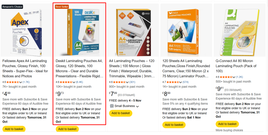 deskit listing rankings
